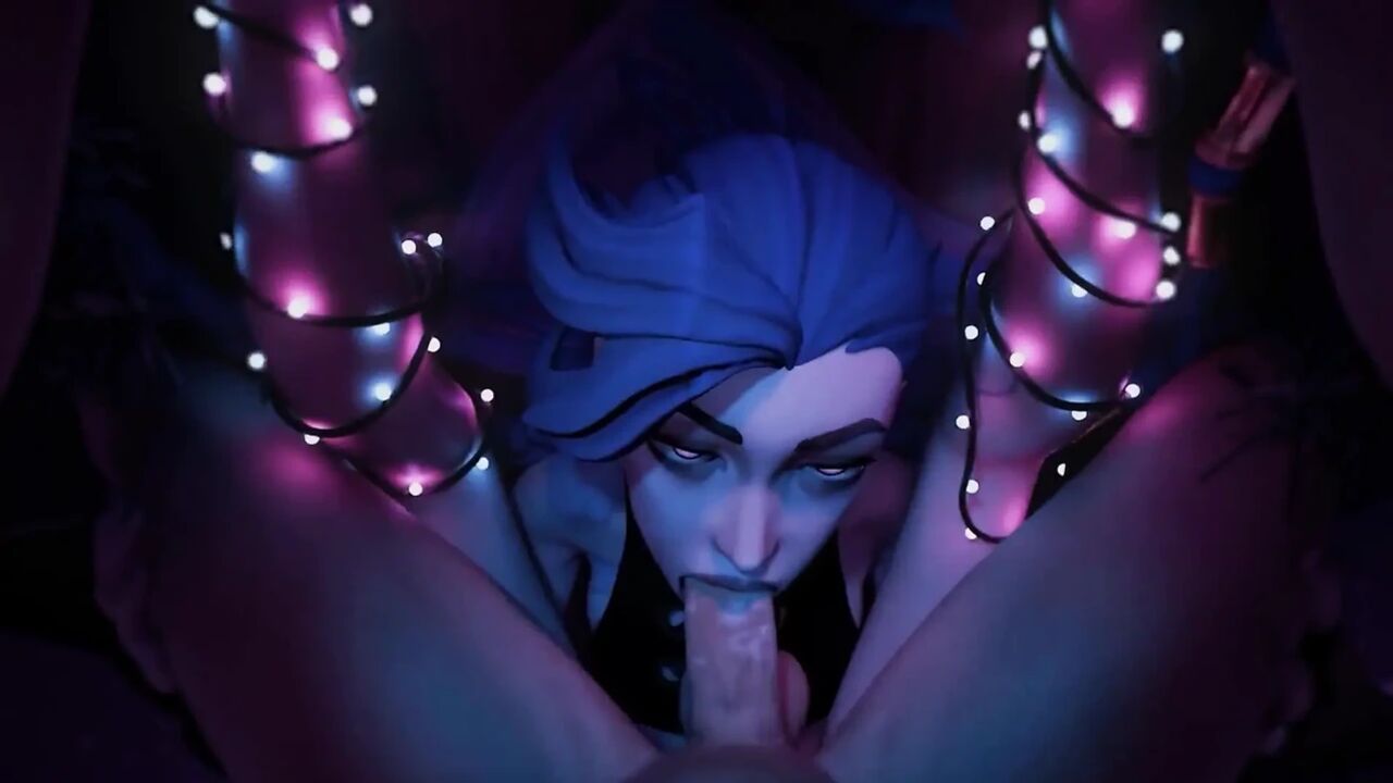Creamy Facefuck with Blue Haired Girl!