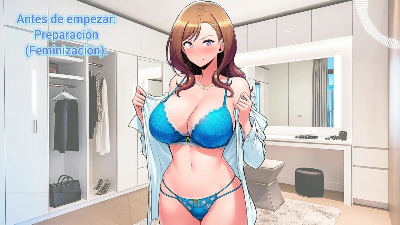 Spanish audio rol JOI. They feminize you in a public bathroom. Obey!
