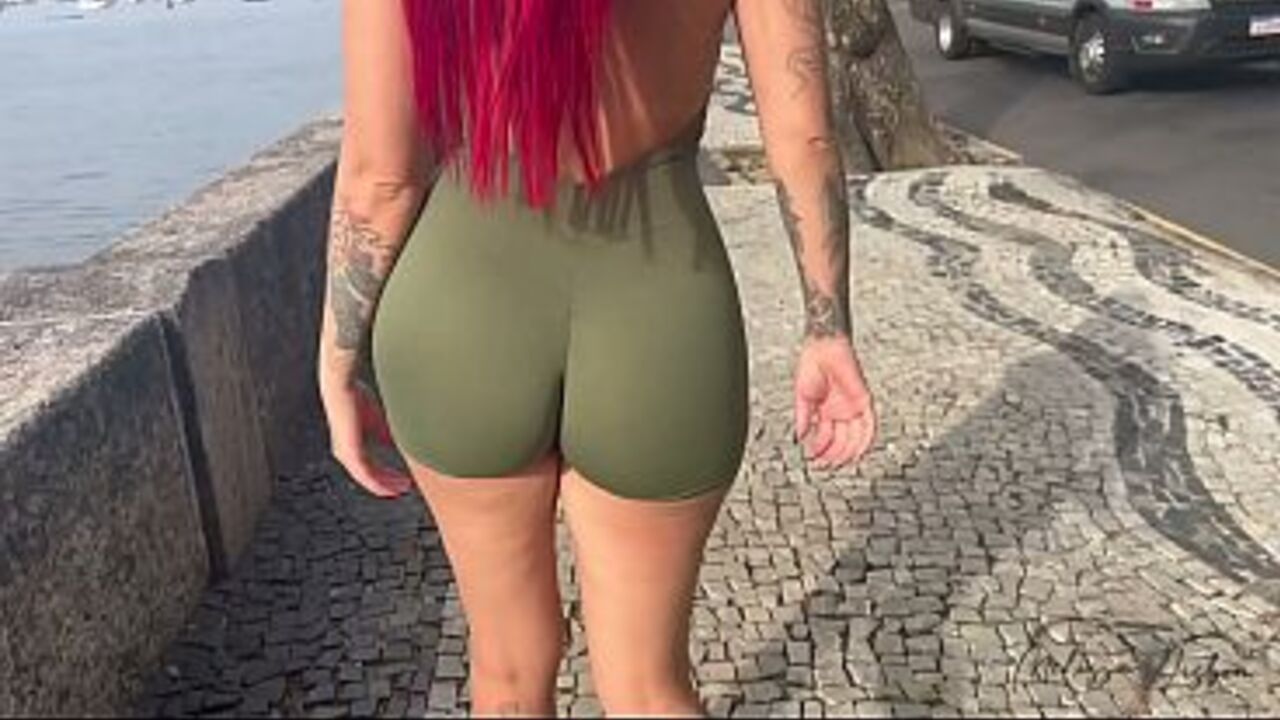 My slutty stepmother was showing off in the middle of the street, when I got home I pounded her Rosinha's ass hard.