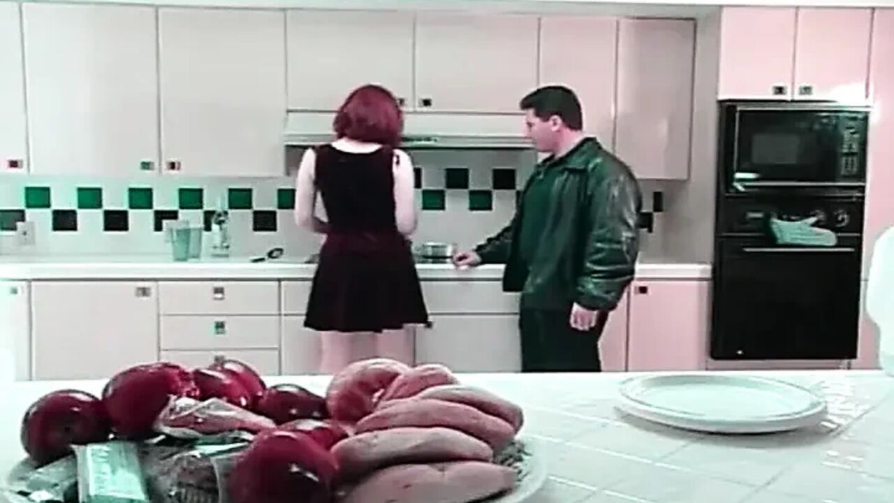 Redhead Babe Enjoys Passionate Licking of Her Hairy Pussy