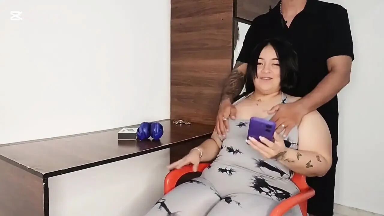 While My Stepsister Is Busy, I Get to Relax Her with a Little Affection, Seduce Her and Fuck Her a Lot.