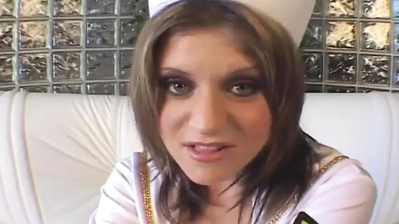 Nasty Sailor Chick Eats Cum After a Hard Threesome Fuck