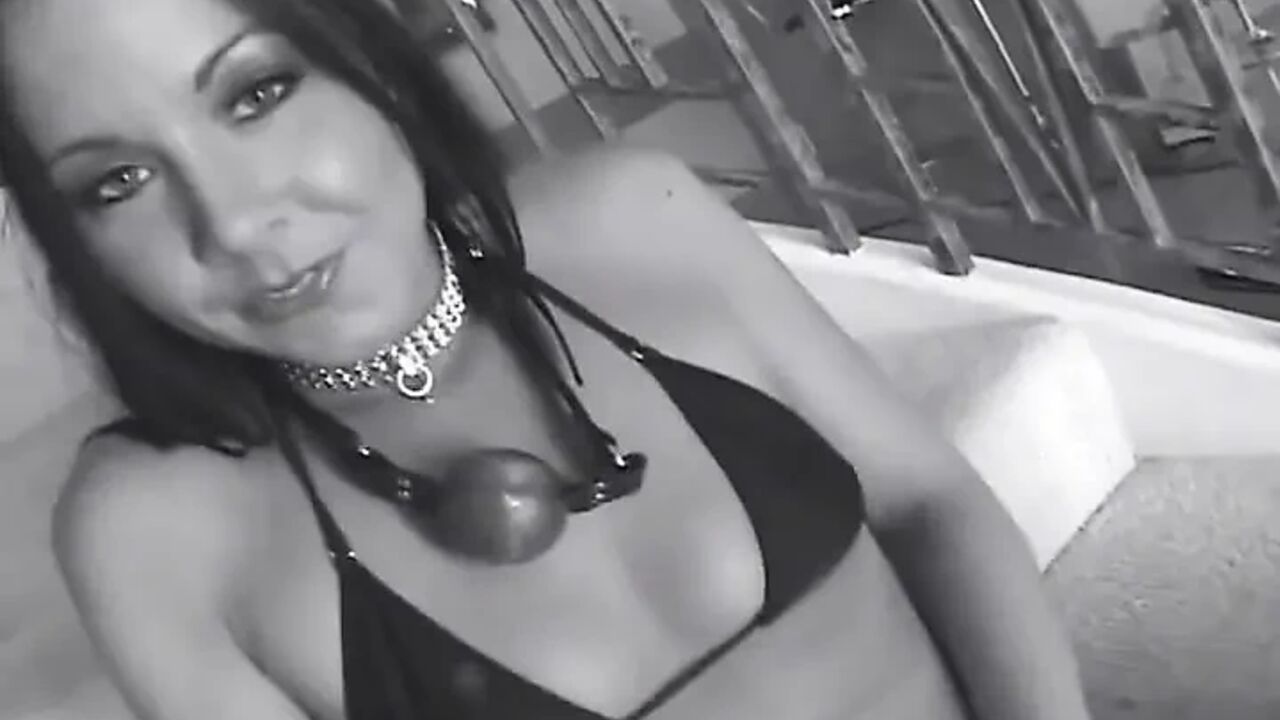 Nasty Brunette Chick Smallow Cum After Wild Anal Fuck