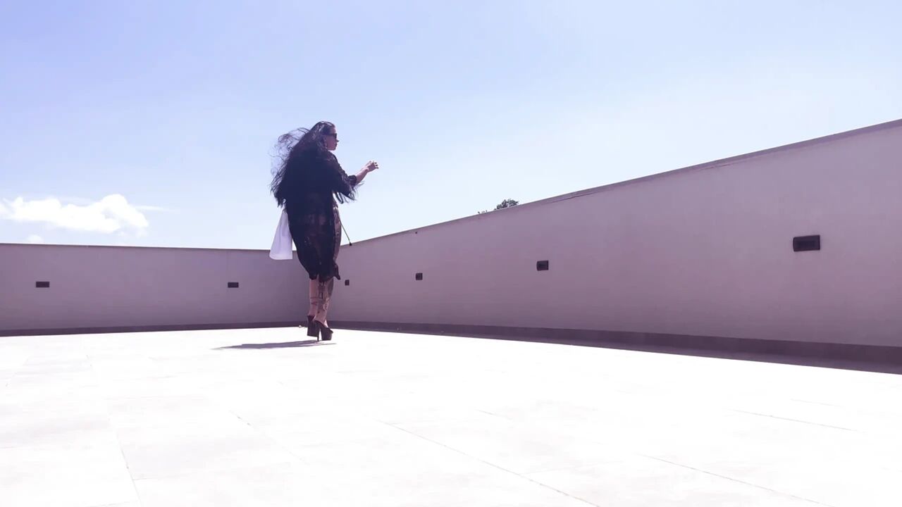 Masturbating in a beautiful spot