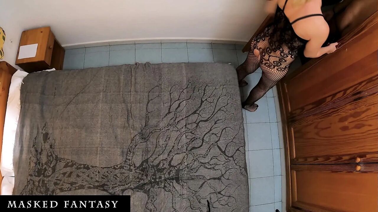 Male Slave in the Clothing Cabinet Gets Used by Mistress to Satisfy Her Pussy and Ass