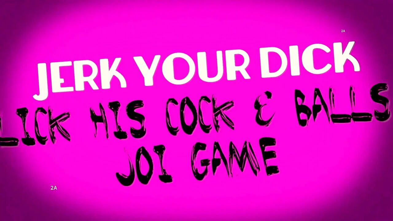 The jerk and lick a dick with Goddess Lana game