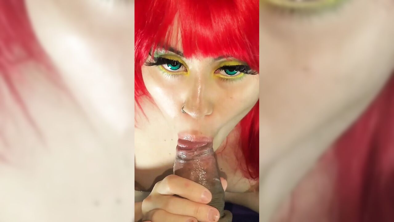 She Loves to Be Fed with Delicious Cum