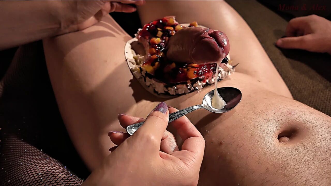 Semen Snack – Insatiable MILF Devours Cumshots on Berries & Chocolate