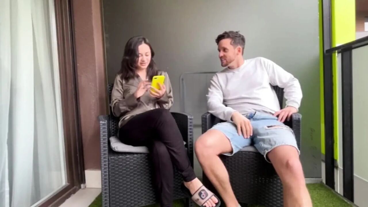 Sucked My Stepbrother Big Cock Thinking I'd Get an Iphone.