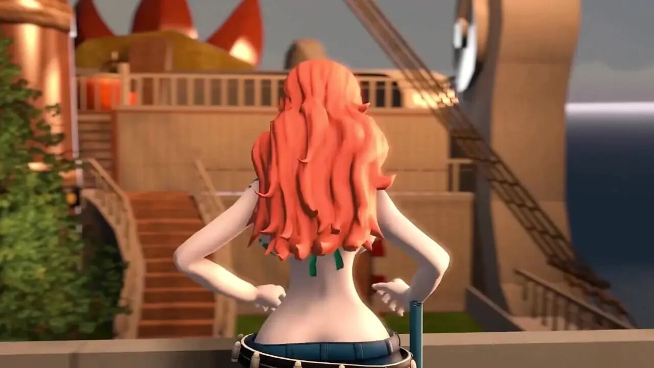 One piece futa robin x nami