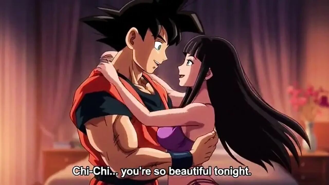 Goku seduce his pregnant wife for doing anal first time