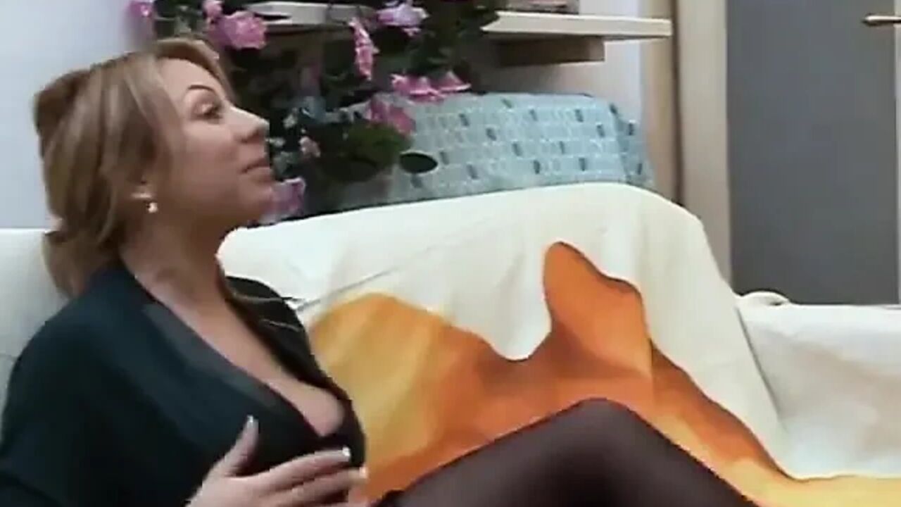 Mature cock in sexy big boobs hairy pussy
