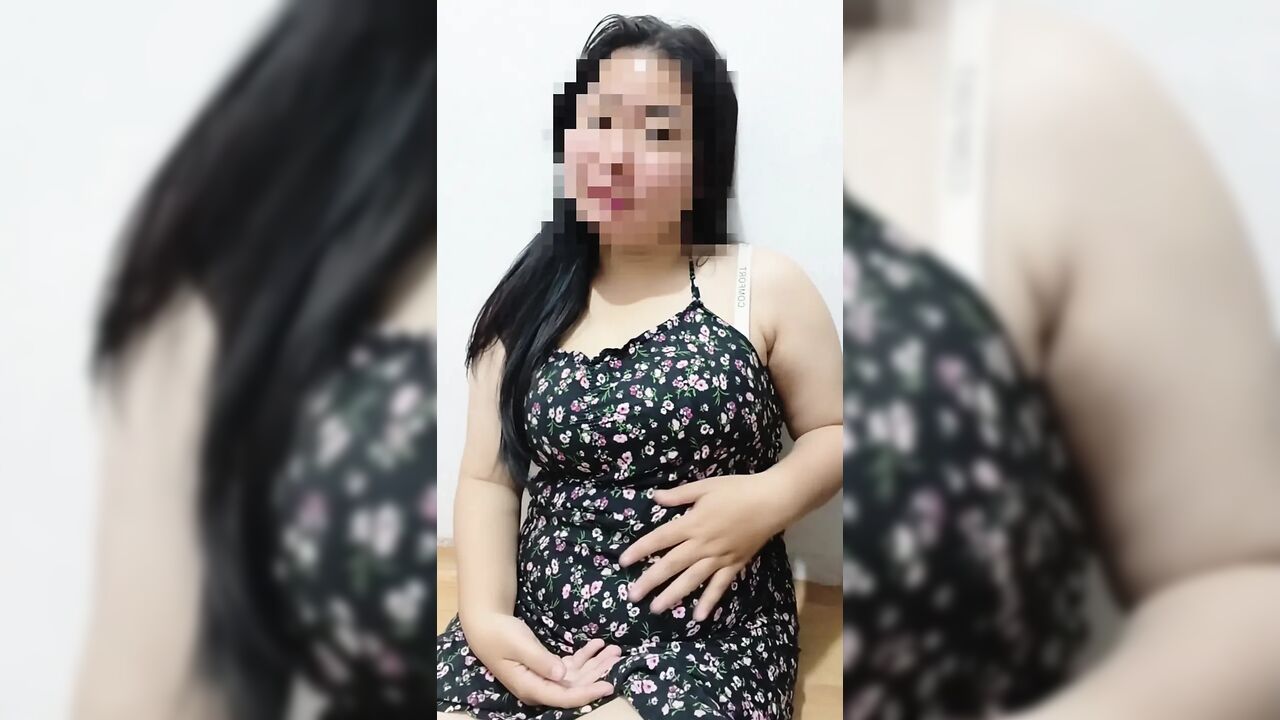Beautiful big sister just came from a small village