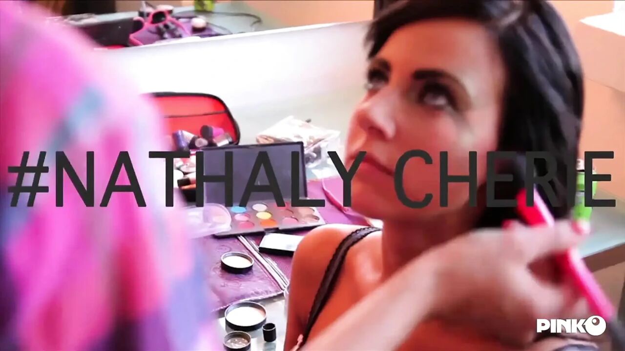 Nathaly Cherie enjoys with a cock in her ass