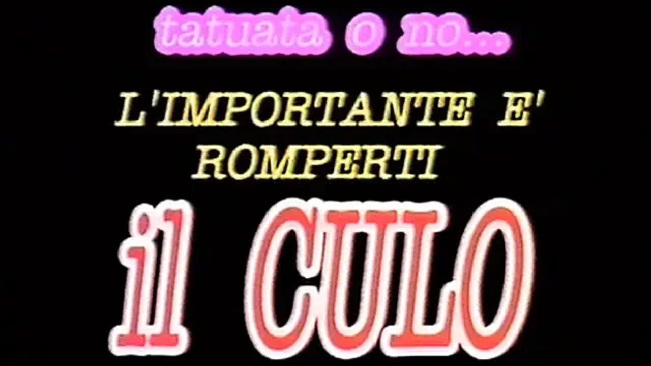 Tattooed or Not, the Important Thing Is to Break Your Ass