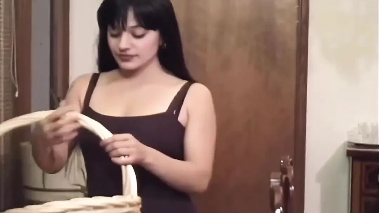 90's Hairy Girl Fetishizes Her Hair