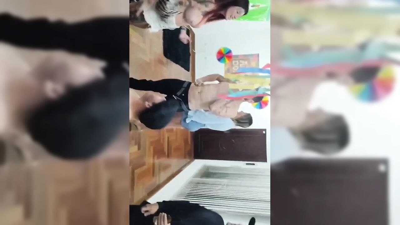 I Lined up with the Males at the Party and Sucked Them Nicely, at the End I Even Got a Beating From a Dick Here, Man!