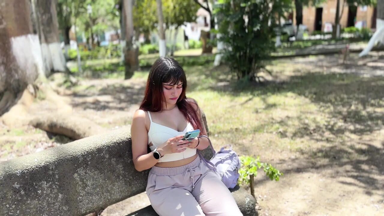 Sneaky Cheating Slutty Stranger From the Park Seduces Me for a Massive Creampie While My Wife Is Away