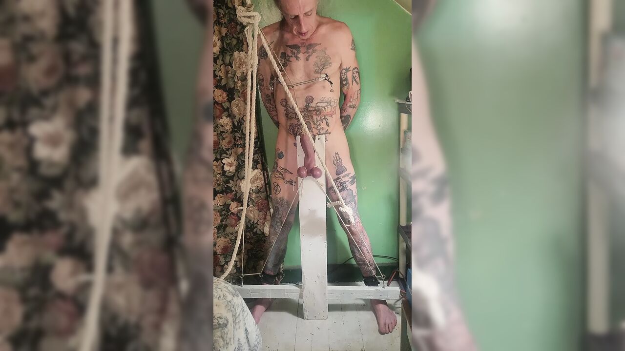 Goode Girl Unholy Crucifix Ballbusting Pt2