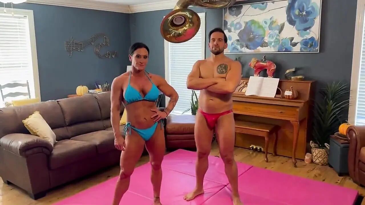 Kandylegs Vs Sam Stout in a Intense Competitive Wrestling Match
