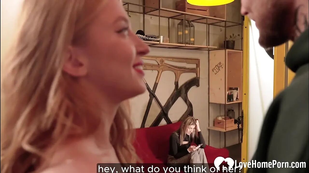 Girlfriend's stepsister joins us for an amazing threesome
