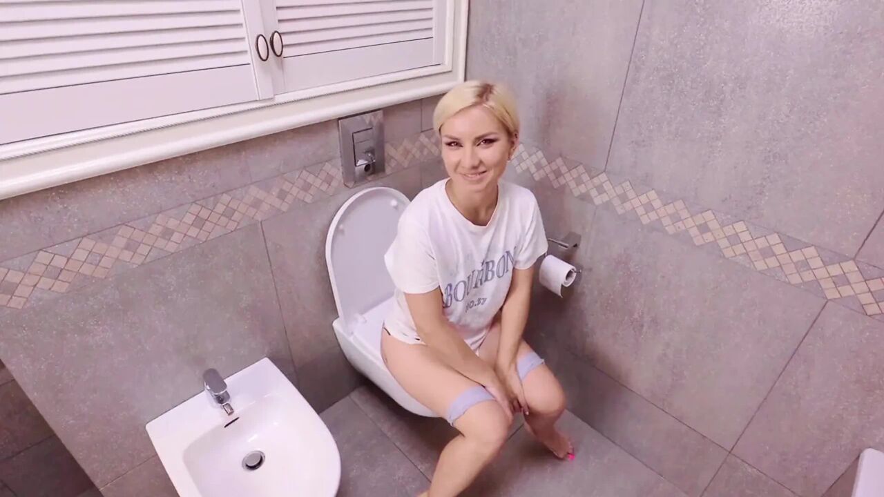 // Husband Caught Me Peeing and Fucked Me Hard // [4k]