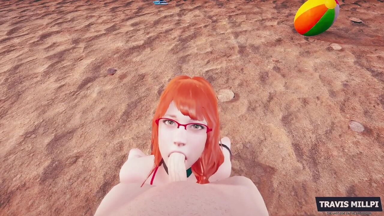 Day of Beach: Nudity Beach with Redhead Stepsister
