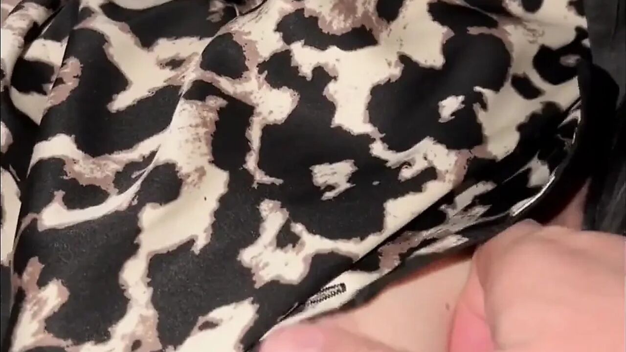 I Touched My Girlfriend's Breasts, Caressed Her Nipples, She Jerked off My Cock and I Finished Her Right Now on Her Tits