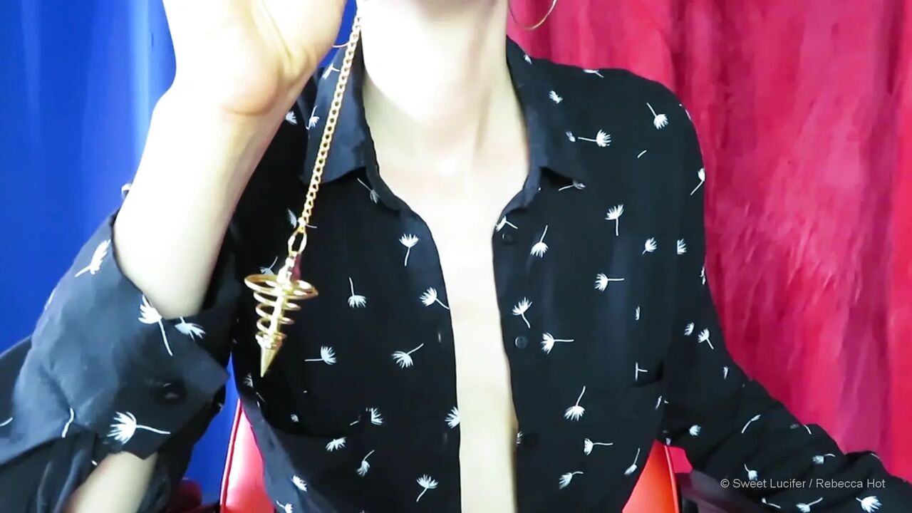 Mesmerizing Tits Using a Pendant