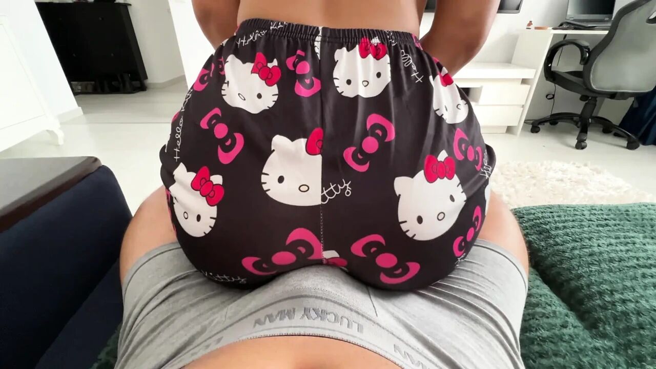 Humping today, in my Hello Kitty pajamas outfit