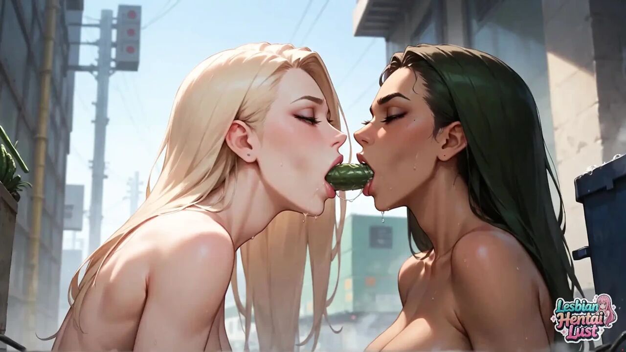 Cucumber Crush: Subway Lesbian Seduction