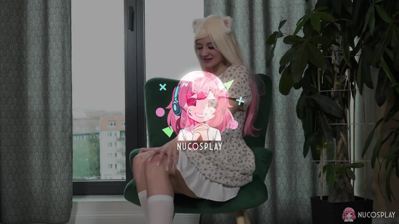 Cute Catgirl Blondie Daruma Rai Fucks Her Pretty Pussy Hole