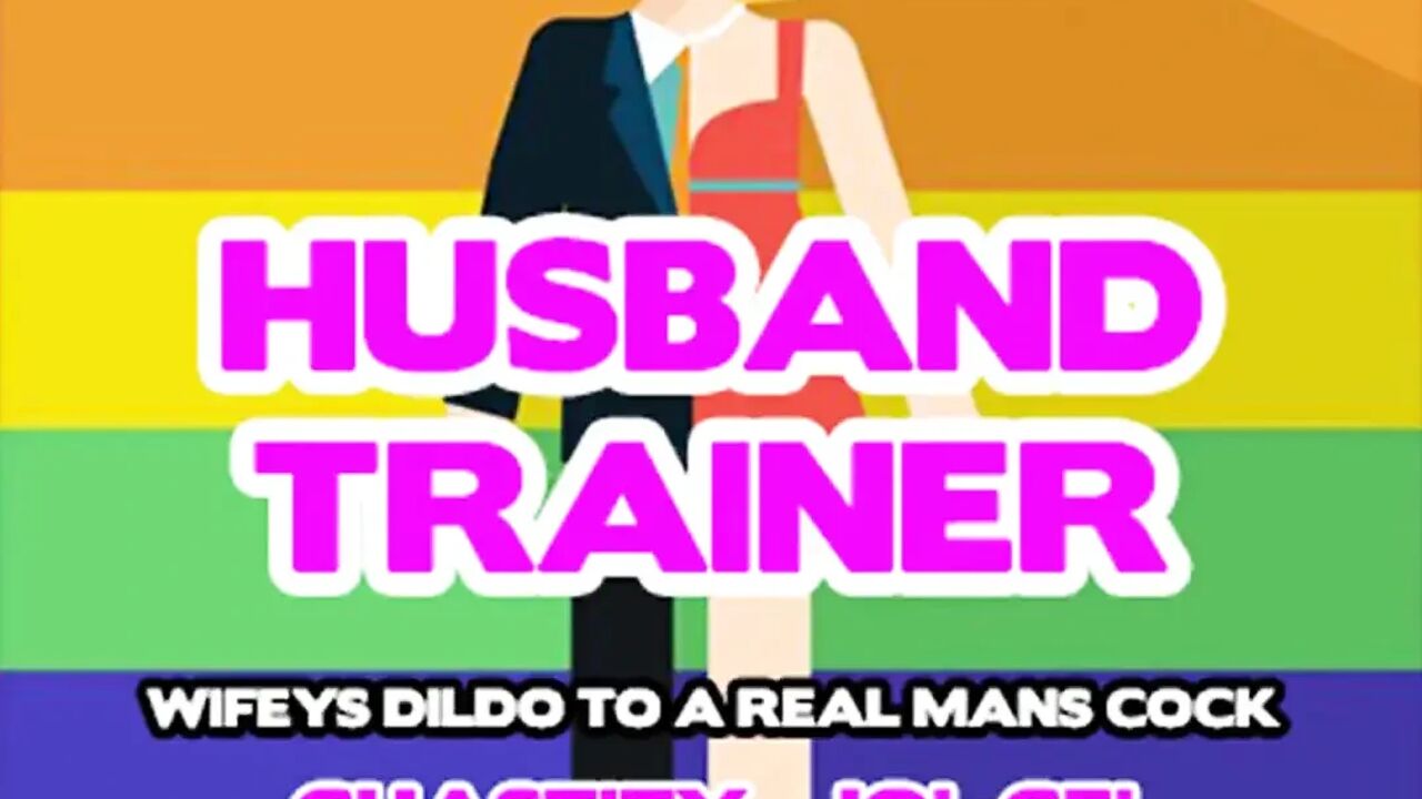 AUDIO ONLY- Husband trainer wifey's dildo to a real mans cock