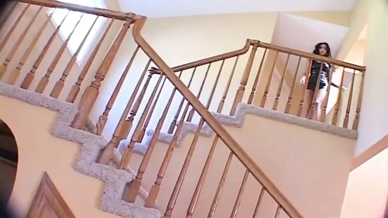 Hot MILF eats cum after getting fucked by three massive cocks