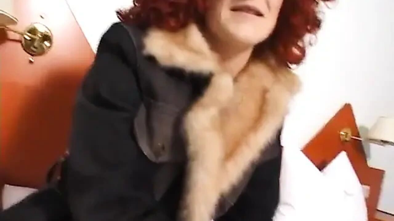 Curly hair redhead teen gets fingered in pov action