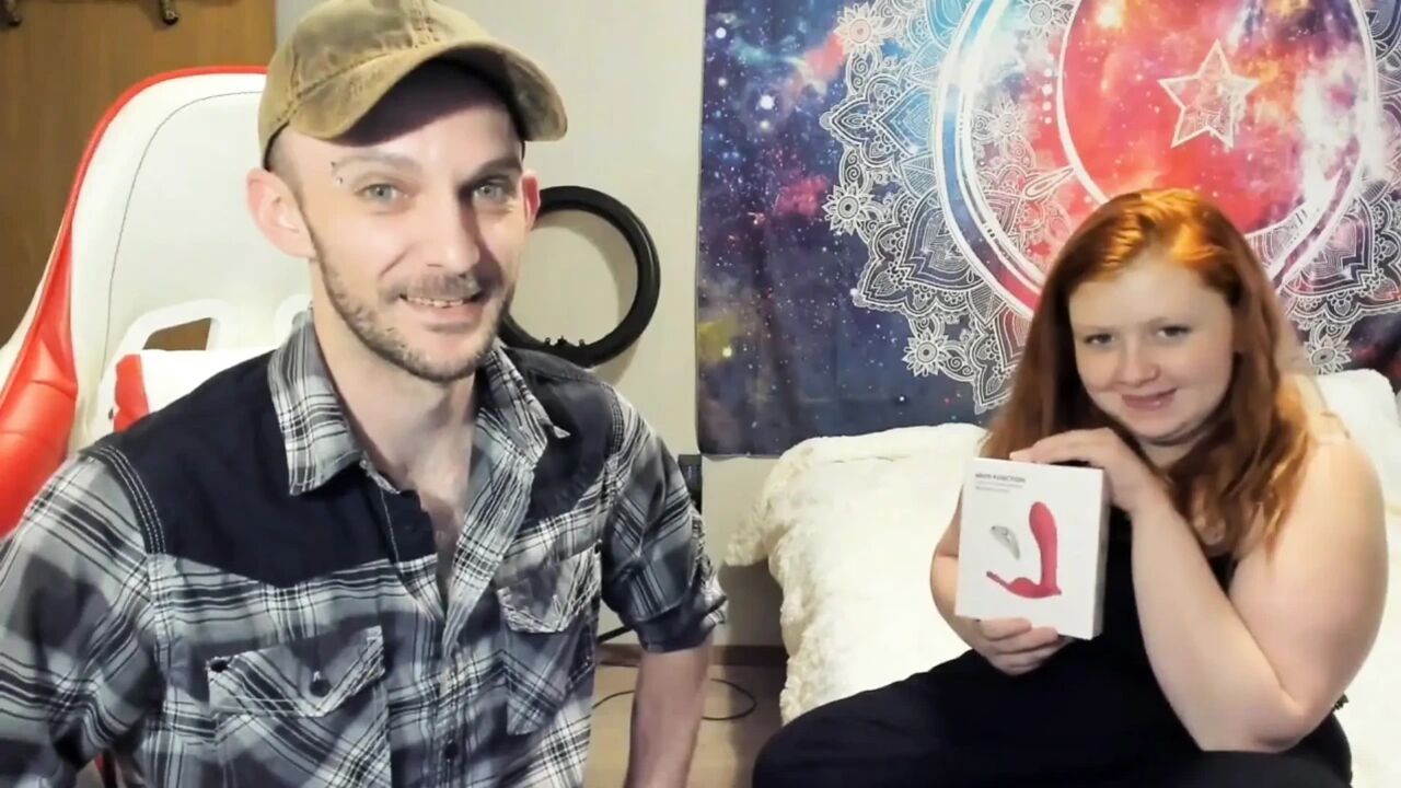Animour panty dildo unboxing and masturbation