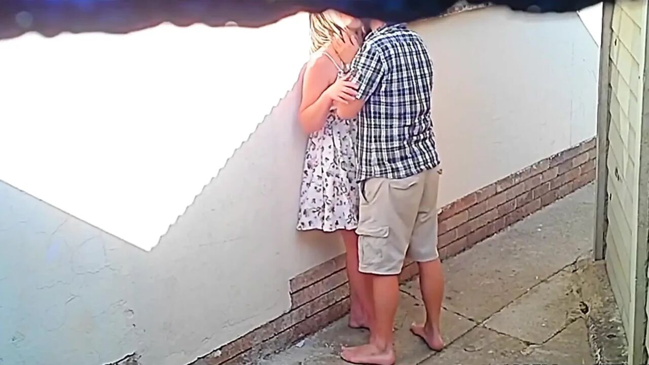 Camera Caught Couple Fucking Outside Public Restaurant