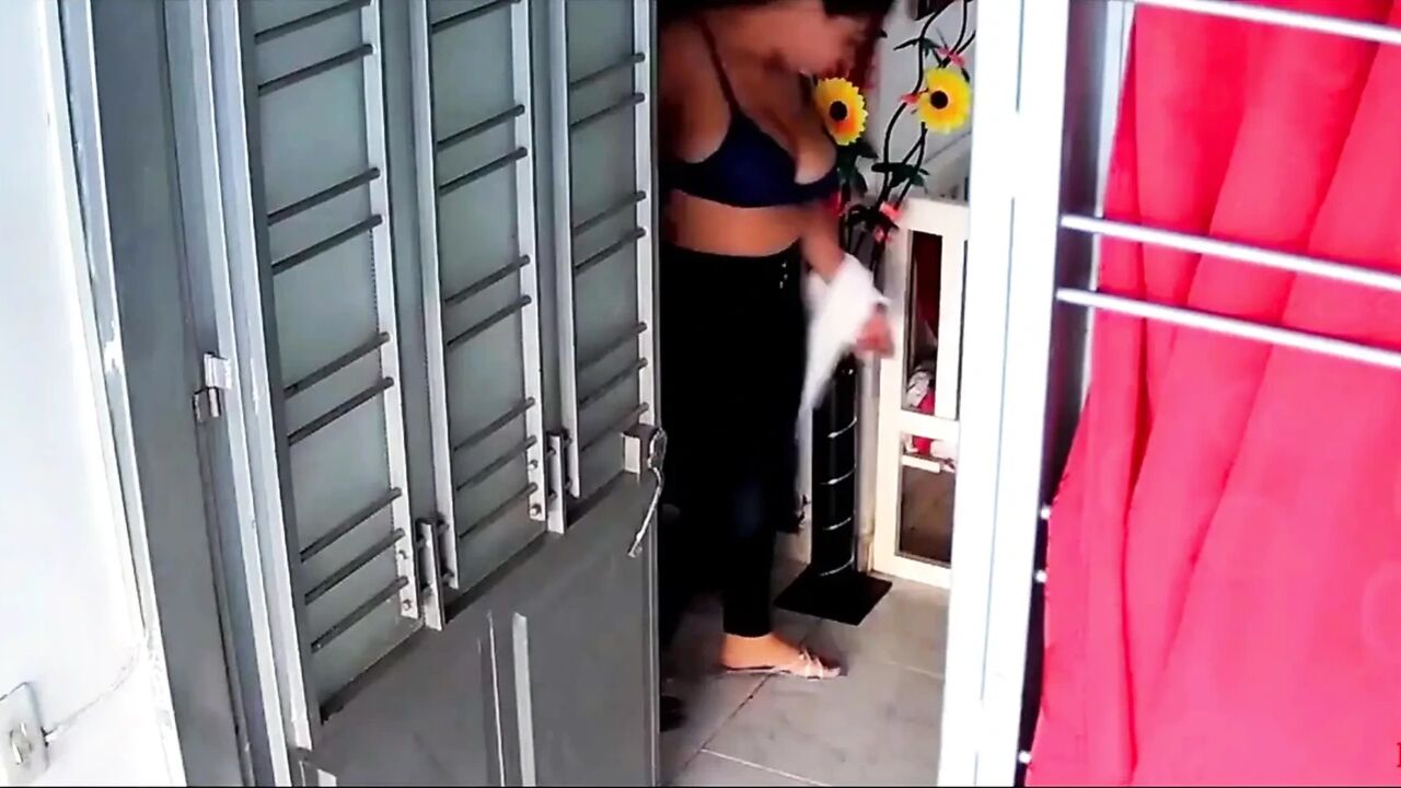Keilimar Showing Her Tits to the Neighbor, but in the End, I Fuck Keilimar. American