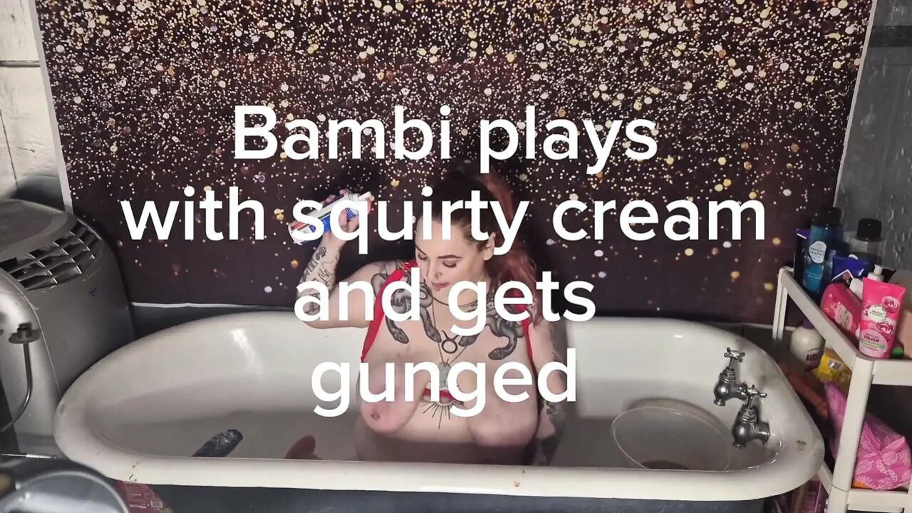 Cream and Gunge Fun!