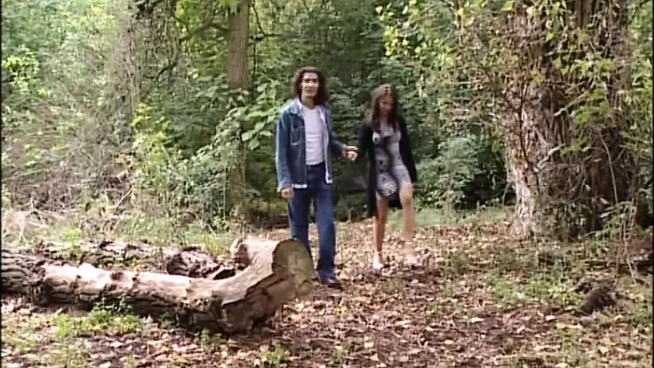 Wonderful MILF with Big Nipples Fucked and Cummed Inside Pussy by Big Amateur Cock in the Woods