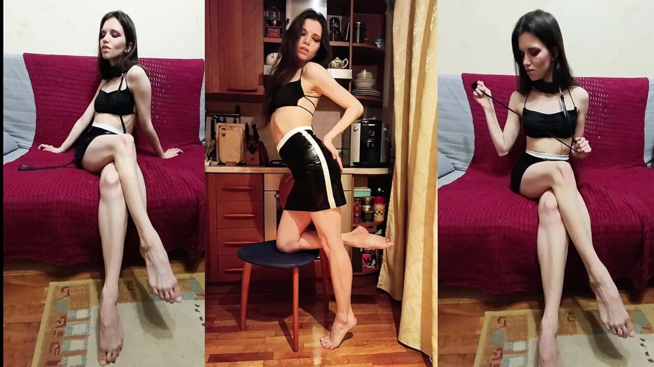 Blowjob and Sex with a Beautiful Beauty, Cum on Tongue and Face