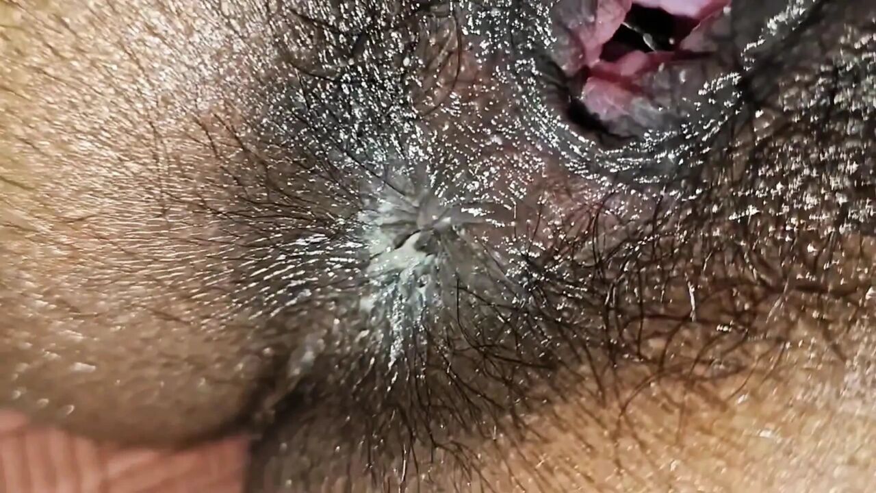 Massage Big whole pussy fingering and fucked with bbc black hairy cock while wearing condom.