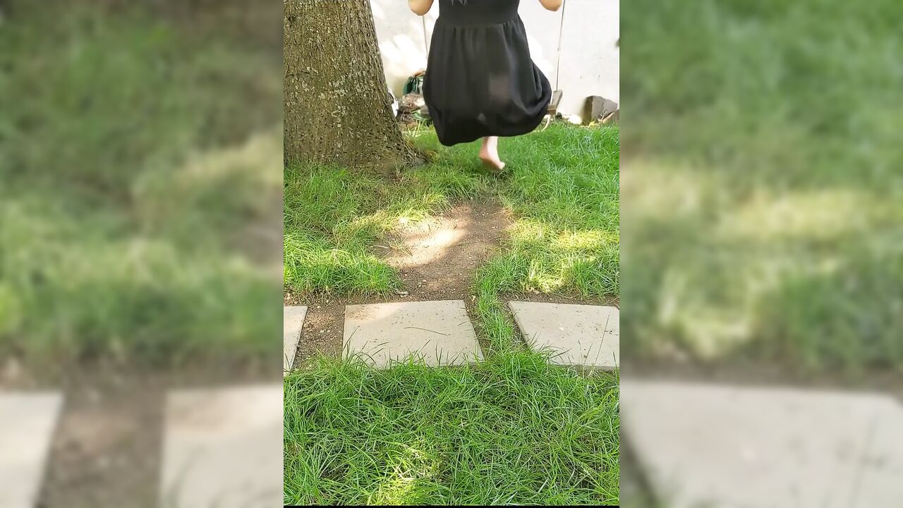 Peeing on the Swing Swings Have a Magical Attraction for Me