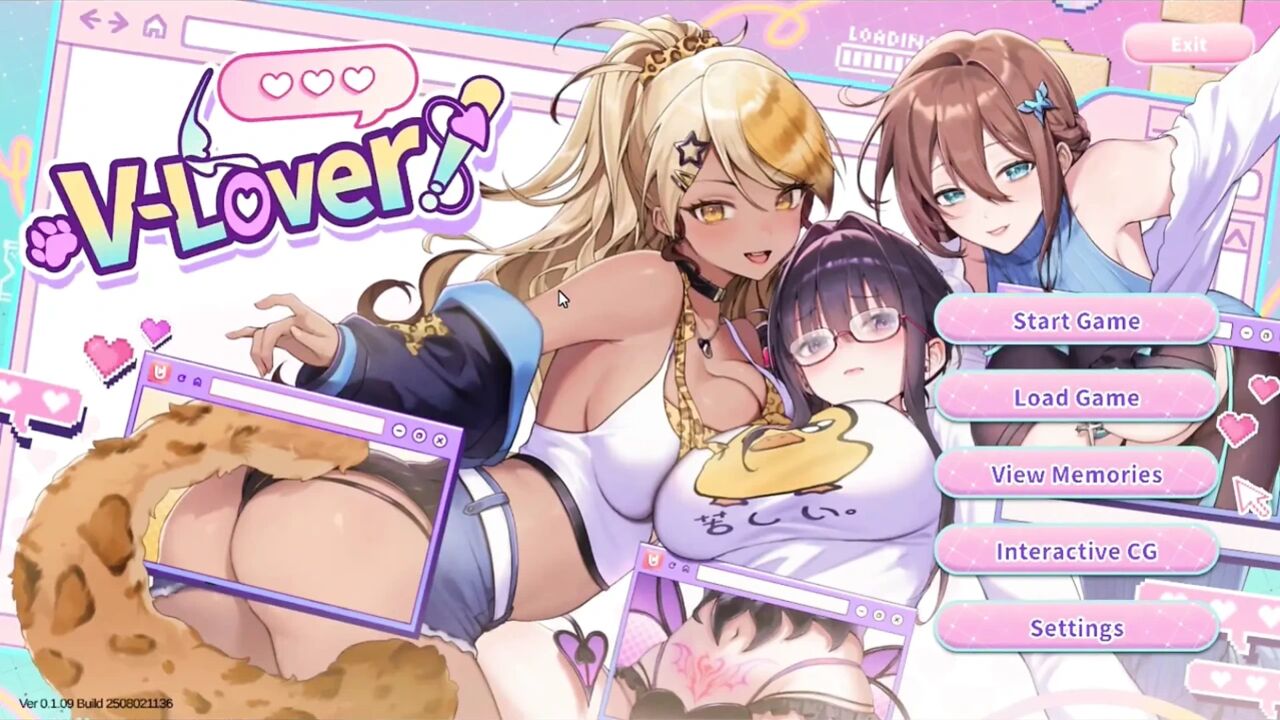 Hentai Game – Married Woman Cosplays Her Vtuber at Event & Has Sex - V-Lover