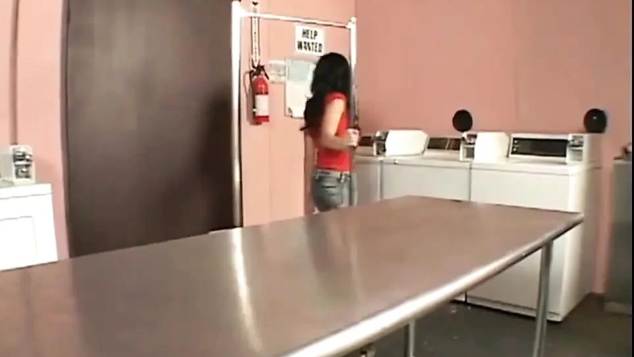 Monster massive cock for a young slutty brunette