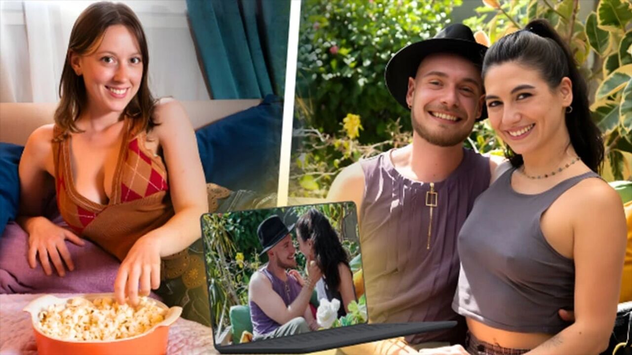 Ersties - Matchmaking 4 - Bee Sets Her Boyfriend Up On Blind Date With Stunning Brunette Megan (Ep 1 of 3)