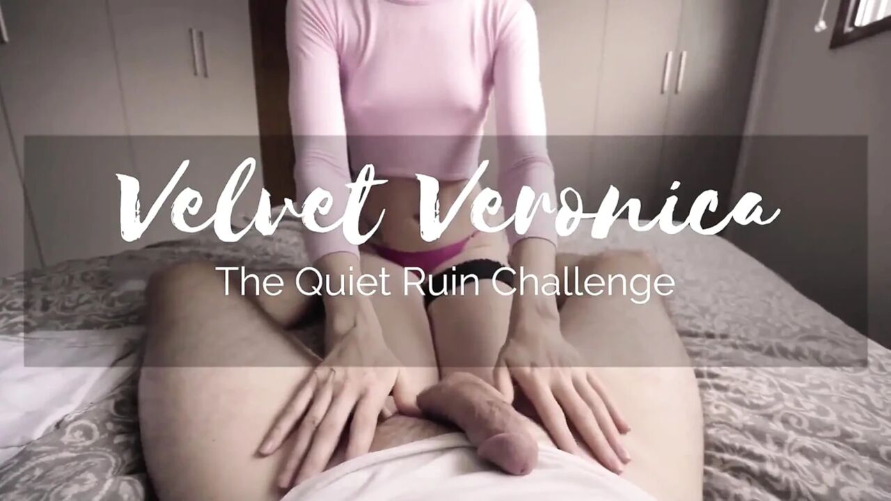 I'm Going to Tease Your Cock, but Don't Make a Sound. Stay Quiet Challenge!