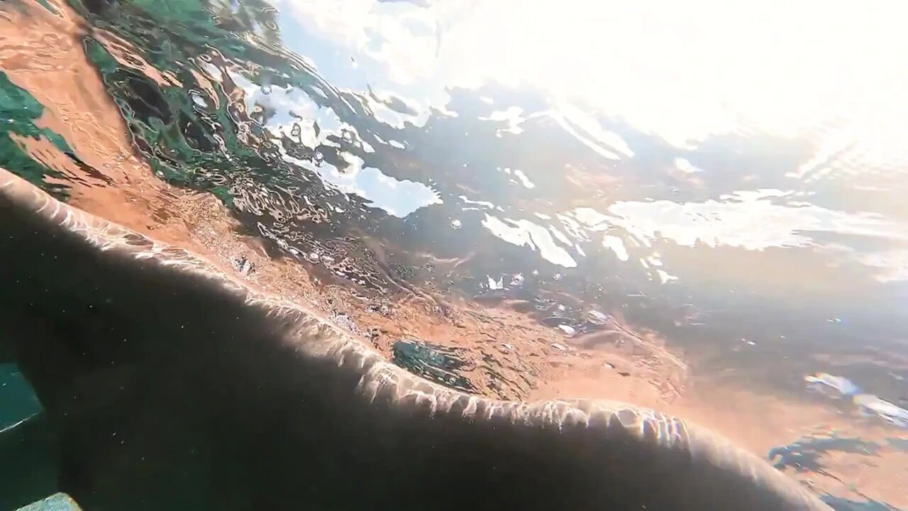 Risky Fucked Swim Girl Underwater Public Anal and Pussy Fuck on the Beach Jessijek