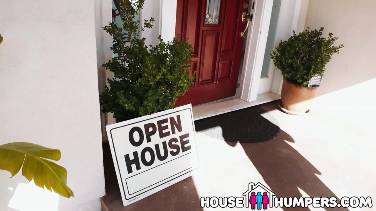Hailey Rose Recently Divorced Busty Homeowner Proposes Sex Tape & Gets Tag Teamed by Two Guys at Open House