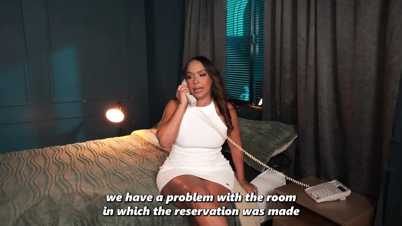 Fantasy Fulfilled - Stepson Ends Up Sharing Hotel Bed with His Busty Stepmother Due to Hotel Mistake